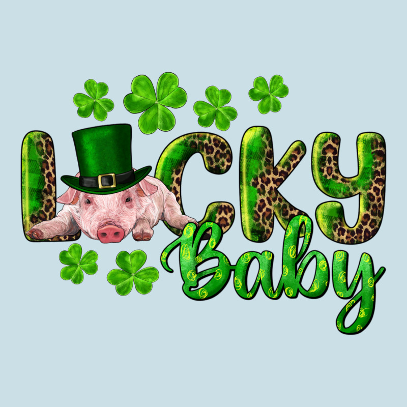 Lucky Baby With Pig Ladies Tee by RanaPortraitStore | Teevron