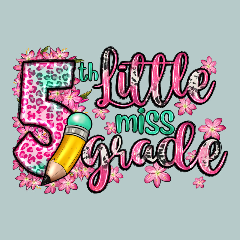 Little Miss 5th Grade Heavy Core Tee by Zillion Design Studio | Teevron