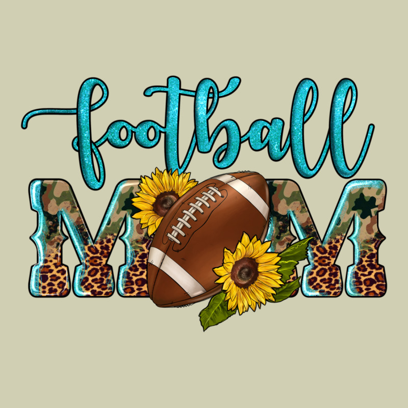 Western Leopard Camouflage Sunflowers  Glitter Mom Football Heavy Core Tee by Artiststas | Teevron