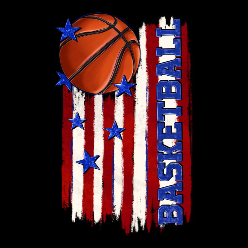 Basketball American Flag Ladies Tee by texasbilliewilder | Teevron