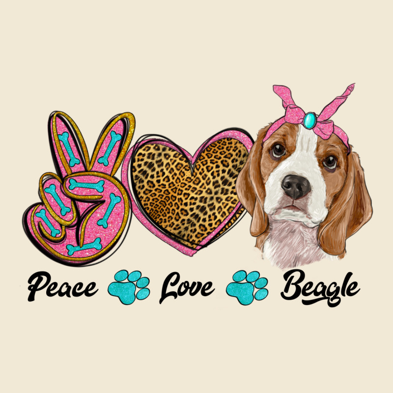 Peace Love Beagle Premium Tee by RanaPortraitStore | Teevron