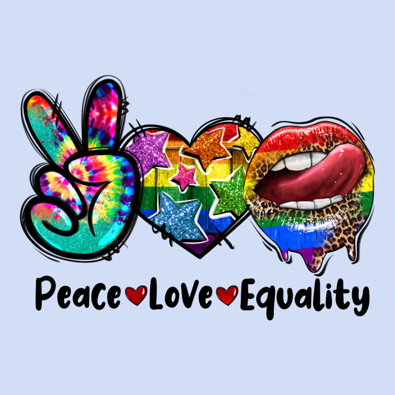 Peace Love Equality Lgbt+ Urban Hoodie by CowGirlArtShop | Teevron