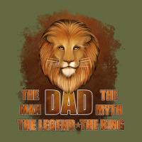 Dad The Man Leather Background Long Sleeve Tee | Teevron