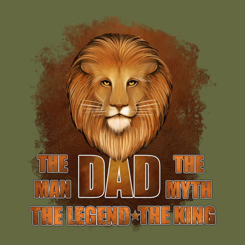 Dad The Man Leather Background Long Sleeve Tee by Jasminsmagicworld | Teevron