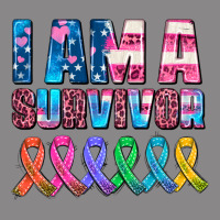 I Am A Survivor With All Cancer Ribbons Vintage Tee | Teevron