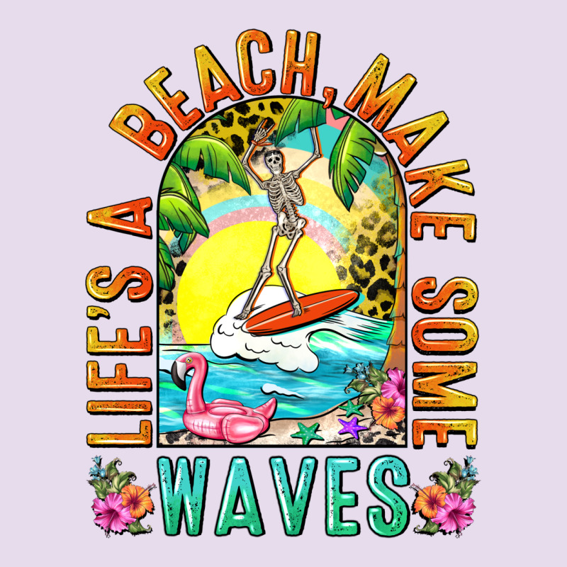 Life's A Beach Make Some Waves Premium Hoodie by NancyCooperArtShop | Teevron