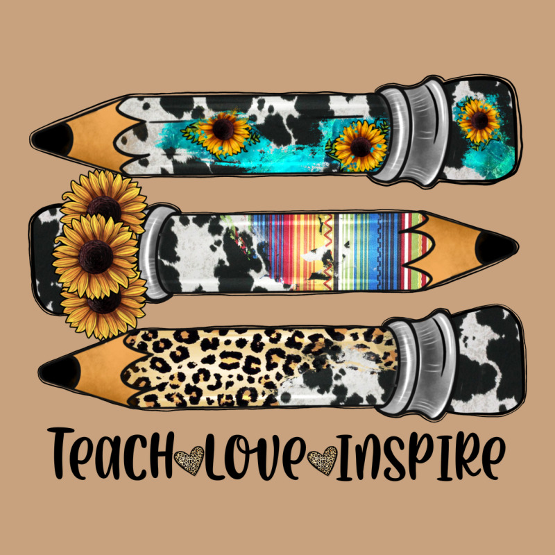 Western Pencils Teach Love Inspire Vintage Tee by JahusDesignShop | Teevron