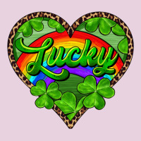 Lucky Heart With Leopard Ladies Tee | Teevron
