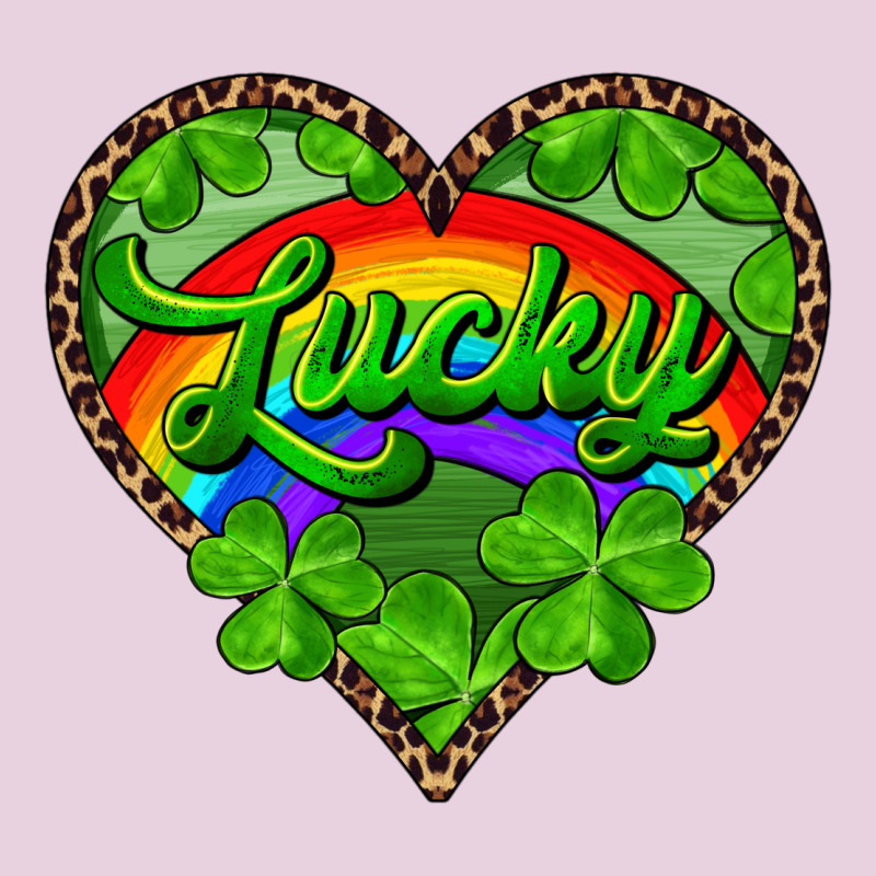 Lucky Heart With Leopard Ladies Tee by RanaPortraitStore | Teevron