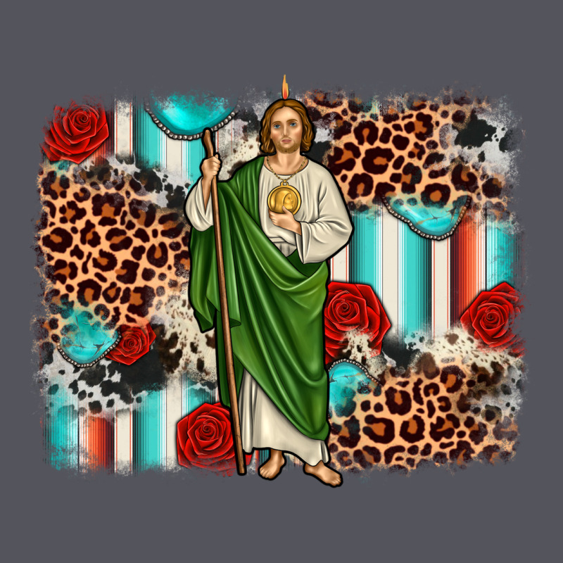 San Judas Leopard Cowhide Background Vintage Hoodie by JahusDesignShop | Teevron