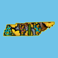 Western Tenessee Map Sunflower Pattern Premium Sweatshirt | Teevron
