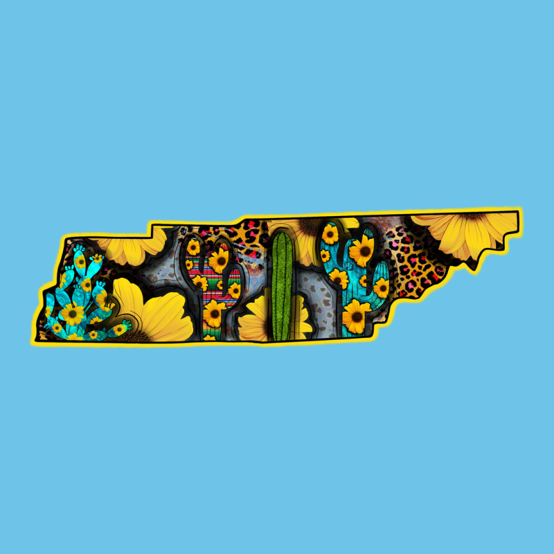 Western Tenessee Map Sunflower Pattern Premium Sweatshirt by Bettercallsaul | Teevron