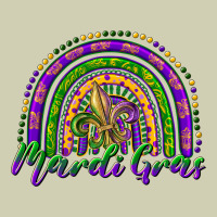 Mardi Gras Rainbow And Fleur De Lis Heavy Core Tee | Teevron