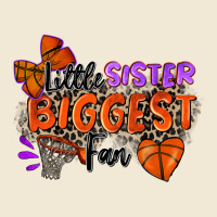 Little Sister Biggest Fan Basketball Ladies Tee | Teevron