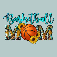 Western Leopard Camouflage Sunflowers Glitter Mom Basketball Heavy Core Tee | Teevron