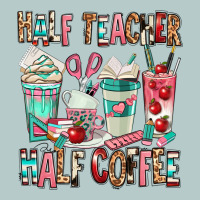 Half Teacher Half Coffee Heavy Core Tee | Teevron