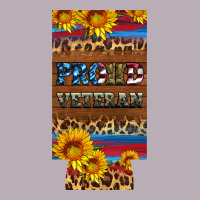 Proud Veteran 12 Oz Slim Can Cooler Vintage Tee | Teevron