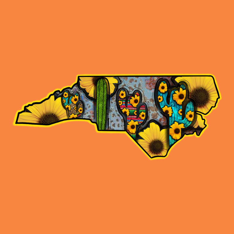 Western North Carolina Map Sunflower Premium Sweatshirt by Bettercallsaul | Teevron