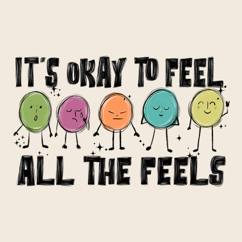 ıt's Okay To Feel All The Feels Zipper Hoodie by MaliasSmallBusiness | Teevron