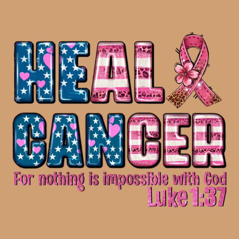 Heal Cancer With Cancer Ribbon Vintage Tee by AdoDesignShop | Teevron