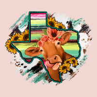Western Texas Flag Cow Portrarit Premium Sweatshirt | Teevron
