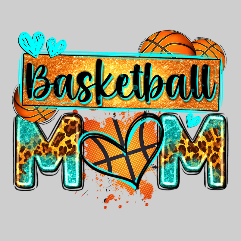 Basketball Mom With Leopard Premium Tee by Zillion Design Studio | Teevron