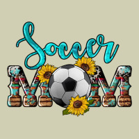 Western Leopard Cowhide Sunflowers  Glitter Mom Soccer Heavy Core Tee | Teevron
