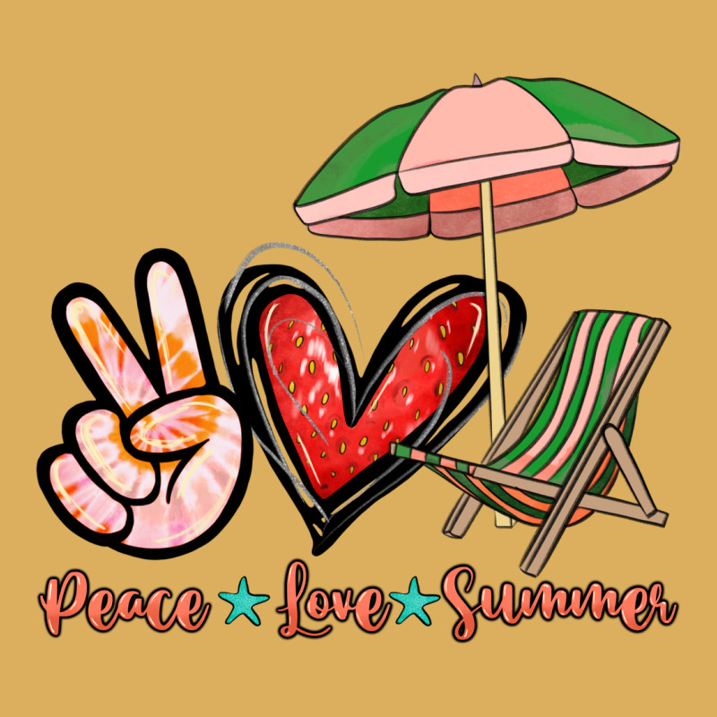 Peace Love Summer Premium Hoodie by NancyCooperArtShop | Teevron