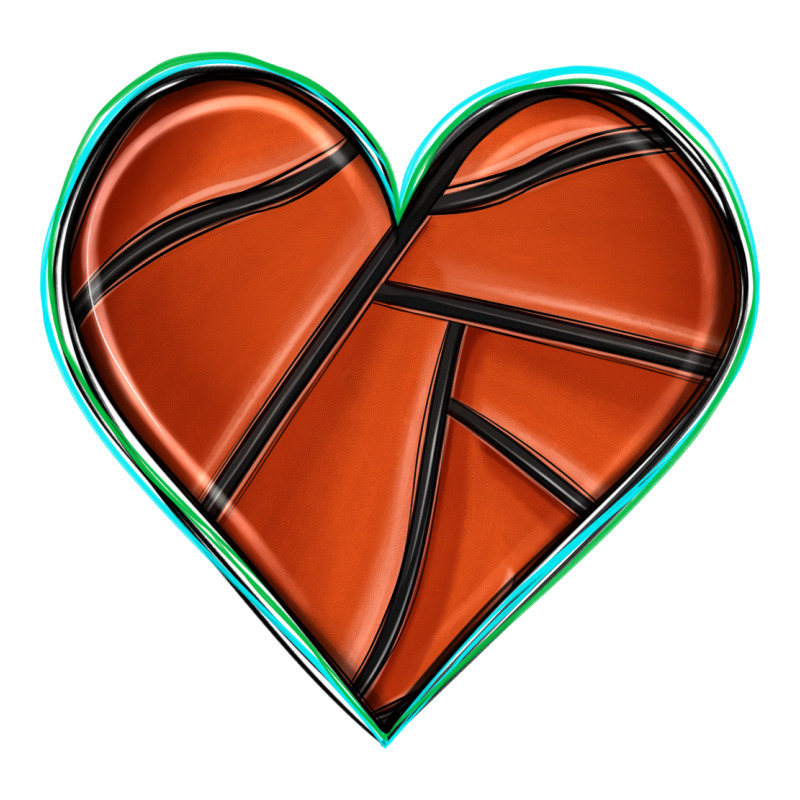 Basketball Heart Ladies Tee by texasbilliewilder | Teevron