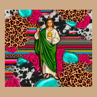 San Judas Leopard Cowhide Tumbler Vintage Hoodie | Teevron