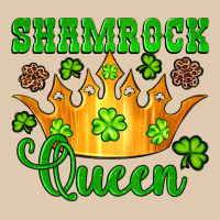 Shamrock Queen Crown Leopard Glitter Heavyweight Sweatshirt | Teevron