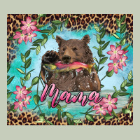 Mama Bear Haunting Fish Floral Ladies Tee | Teevron