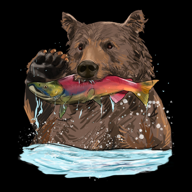 Mama Bear Haunting Fish Ladies Tee by RanaPortraitStore | Teevron