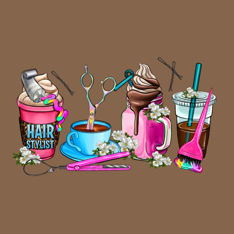 Hair Stylist Coffee Cup Premium Tee by AdoDesignShop | Teevron