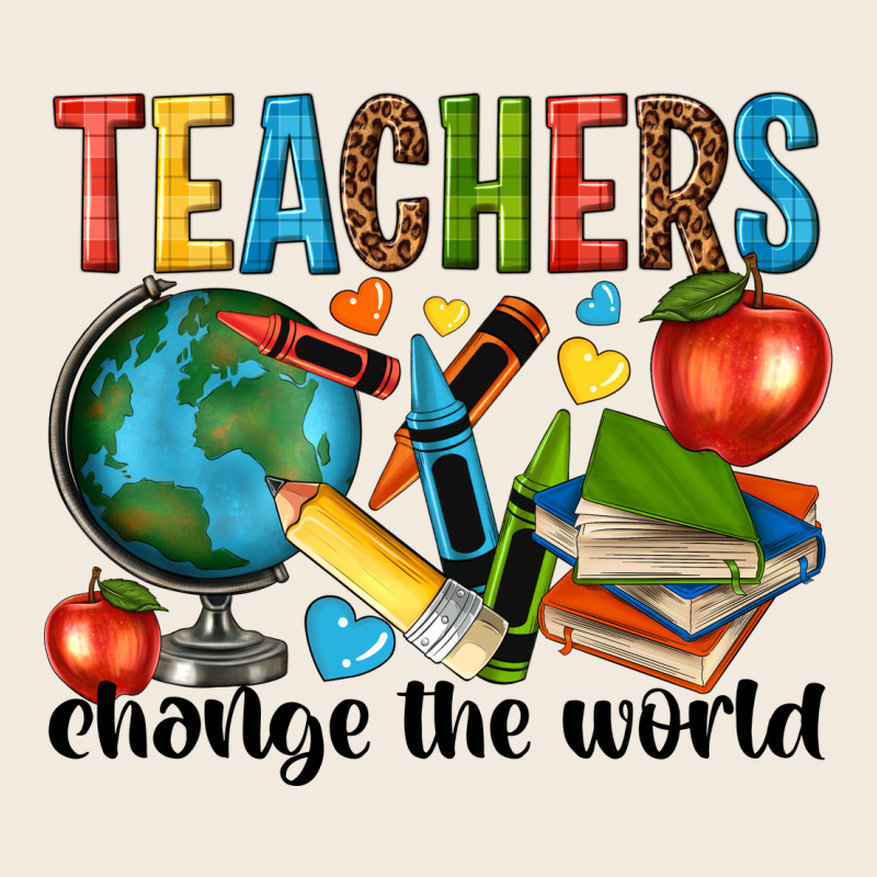 Teachers Change The World Zipper Hoodie by NancyCooperArtShop | Teevron