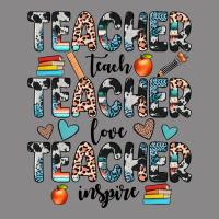 Teacher Teach Love Inspire Vintage Tee | Teevron