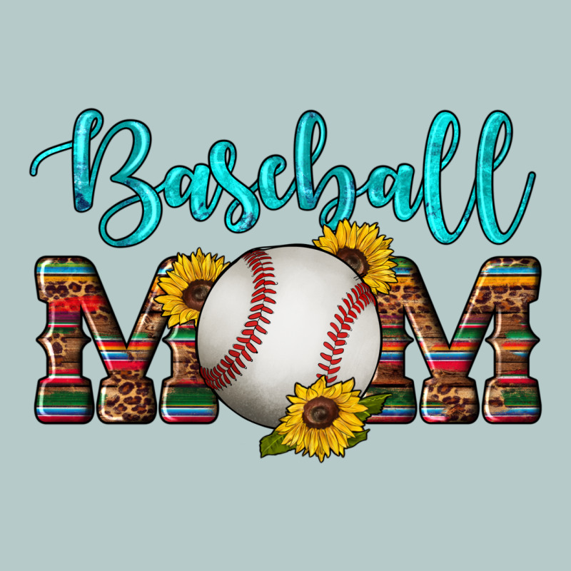 Western Leopard Serape Wooden Sunflowers  Turquoise Glitter Mom Baseba Heavy Core Tee by Artiststas | Teevron