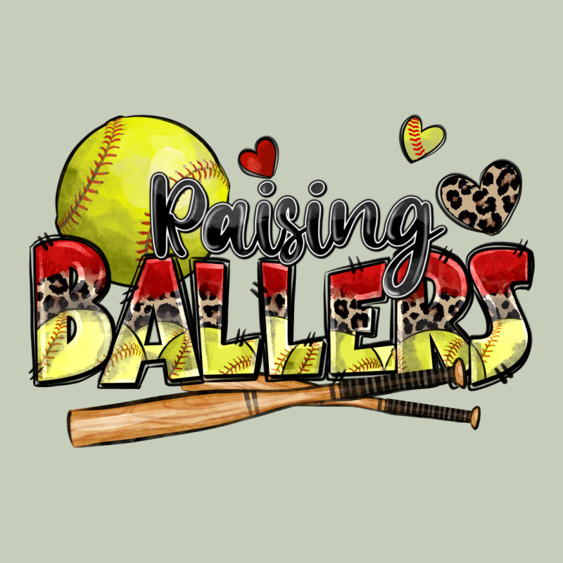 Raising Ballers Softball Ladies Tee by Zillion Design Studio | Teevron