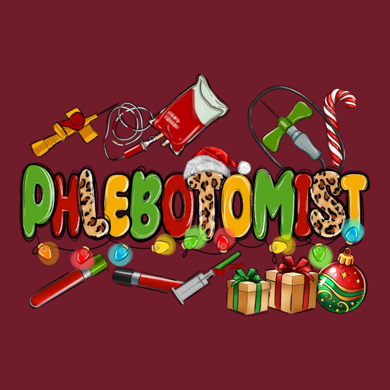 Christmas Phlebotomist Zipper Hoodie by MaliasSmallBusiness | Teevron