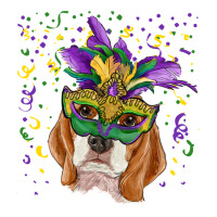 mardi gras  mask beagle | Teevron
