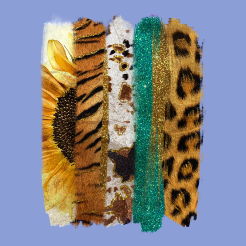 Leopard Sunflower Brush Strokes Long Sleeve Tee by Jasminsmagicworld | Teevron