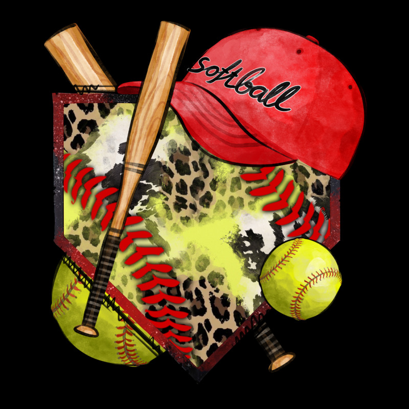 Softball Home Plate Ladies Tee by Zillion Design Studio | Teevron