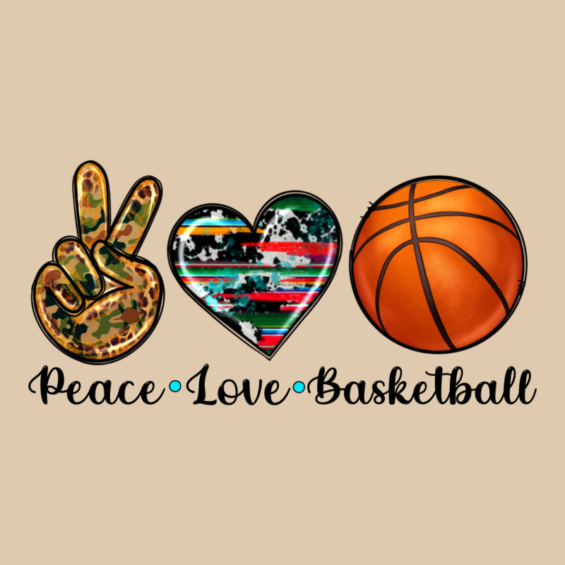 Peace Love Basketball Heavyweight Sweatshirt by Artiststas | Teevron