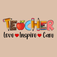 Teacher Love Inspıre Care Wıth  And Pen Urban Heavy Tee | Teevron