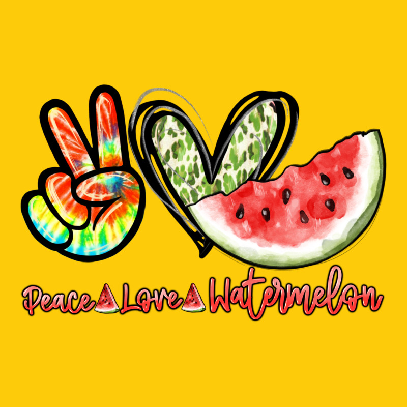 Peace Love Watermelon Premium Hoodie by NancyCooperArtShop | Teevron