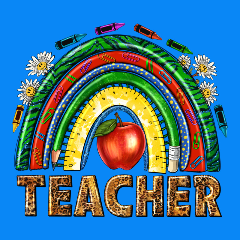 Rainbow Teacher Zipper Hoodie by NancyCooperArtShop | Teevron