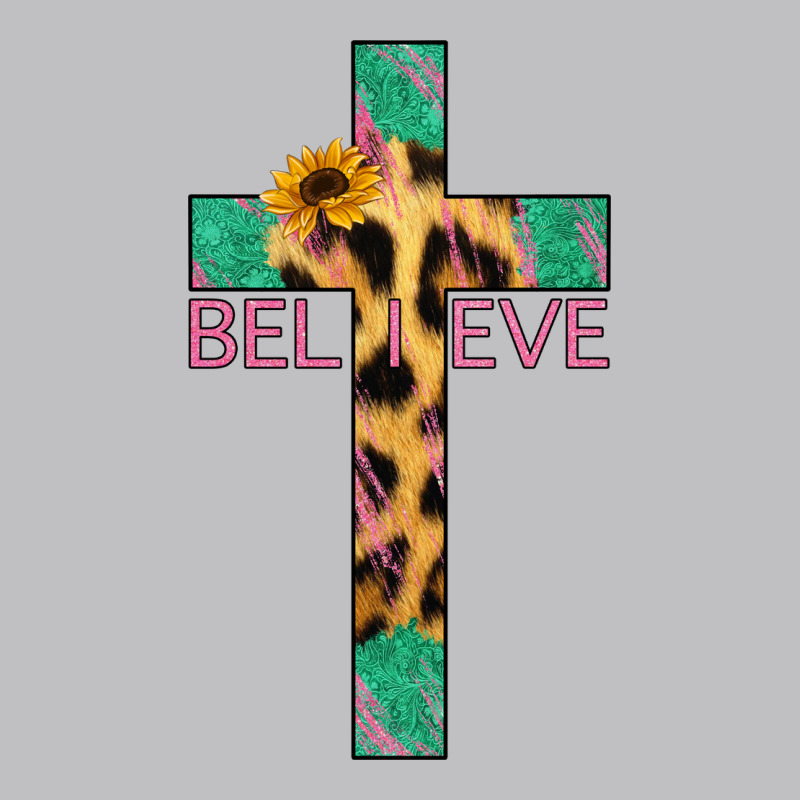 Believe Cross Long Sleeve Tee by Jasminsmagicworld | Teevron
