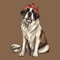 St Bernard With Bandanna Premium Tee | Teevron