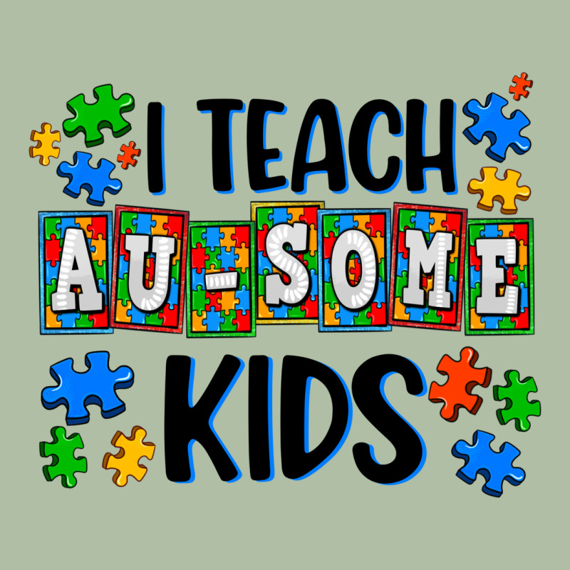 I Teach Ausome Kids Urban Heavy Tee by AdoDesignShop | Teevron