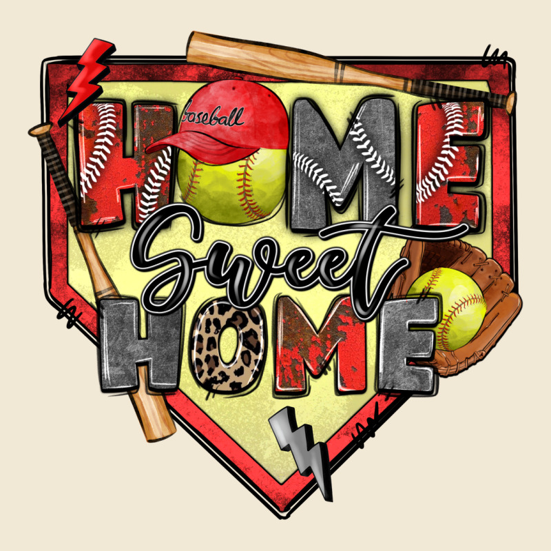 Home Sweet Home Softball Ladies Tee by Zillion Design Studio | Teevron